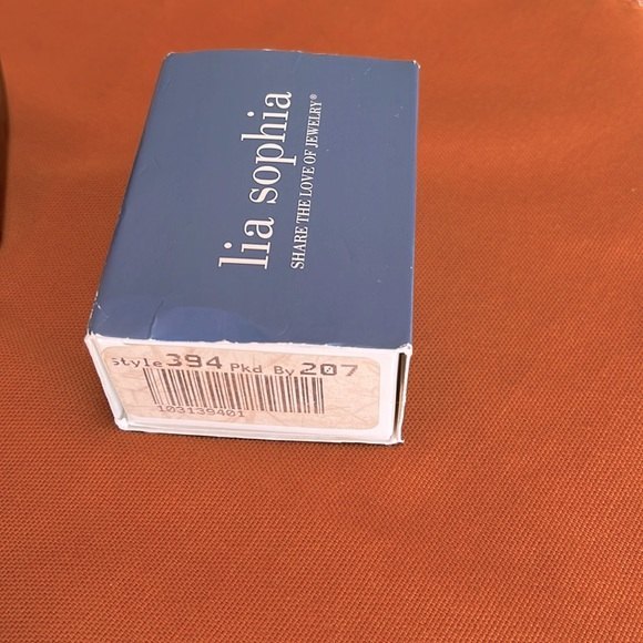 Lia Sophia Pendant Long Necklance Intricate Filigree Multifaceted Stone - Picture 6 of 6